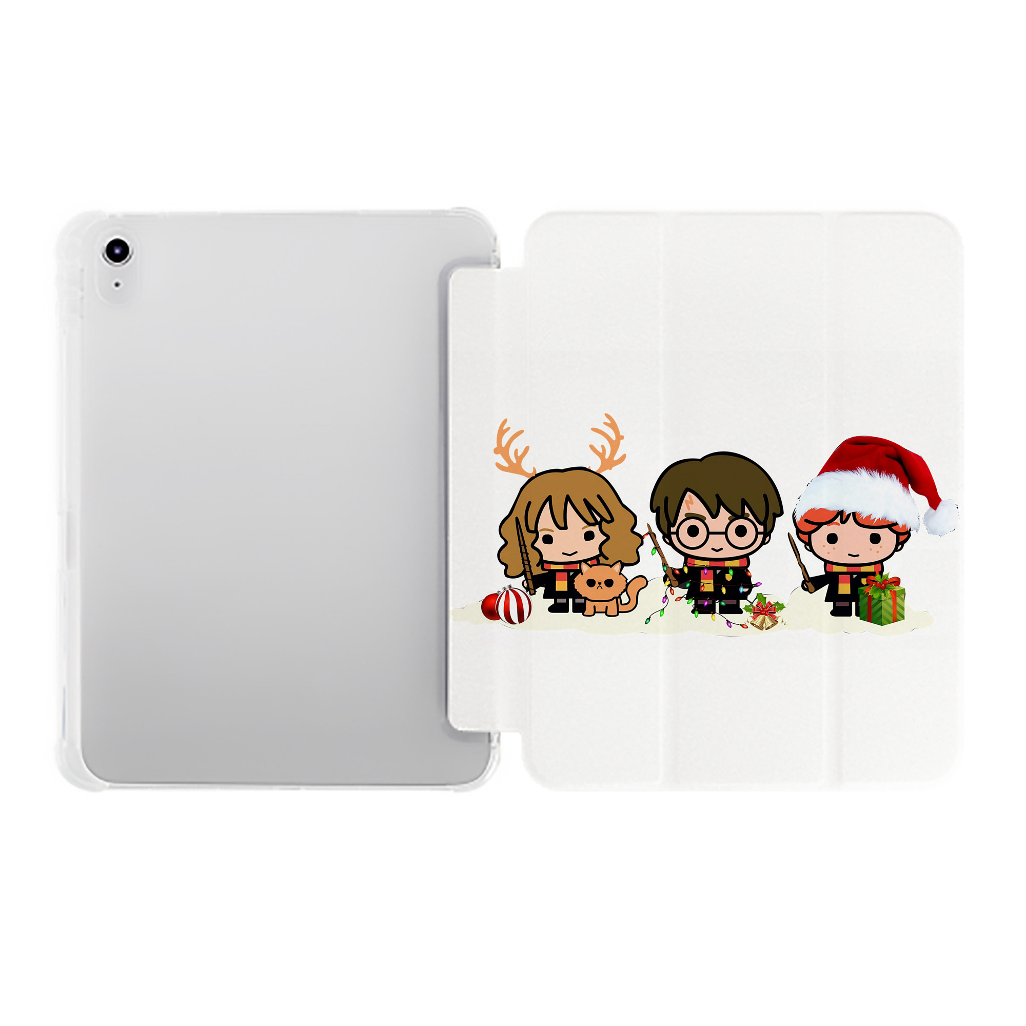 （画像用） Harry Potter ハリー・ポッターシリーズ IPad ケース ペン収納付き 三つ折りスタンド PUレザー×シリコン 対応機種9.5/10.5/10.9インチ